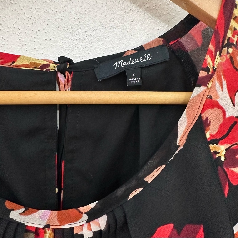 Madewell Balloon Sleeve Floral Blouse - Picture 6 of 6